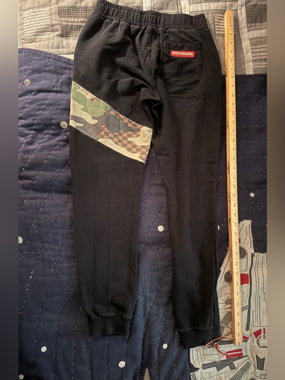 Sprayground Camouflage Pannel Track Pants 14Y